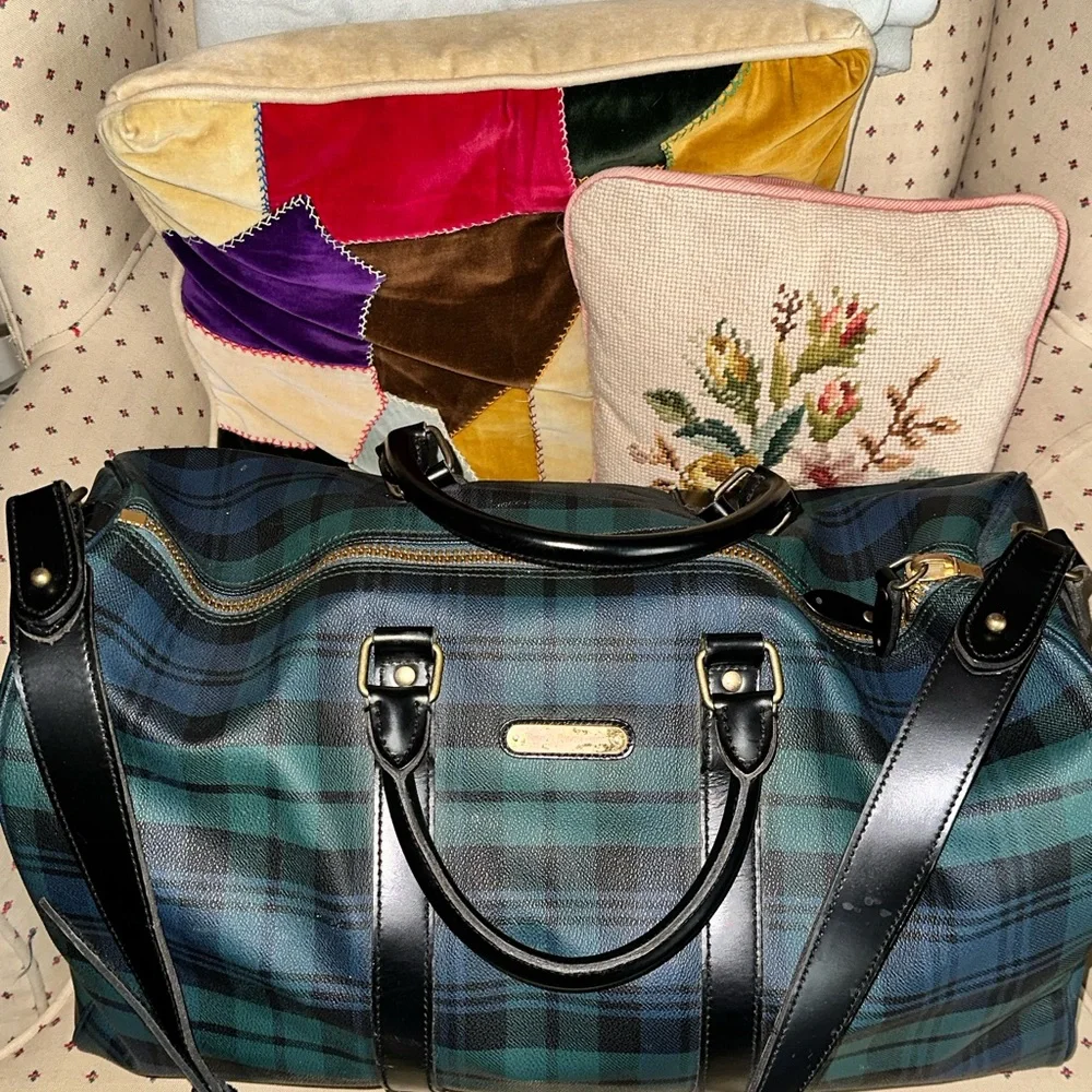 Vintage Polo Ralph Lauren Weekender Bag Duffle Travel Bag